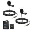 NEEWER Microfono Lavalier da Bavero a Condensatore Omnidirezionale con Clip/Cavo, 2pz Lav Mic per Palco YouTube Streaming Live, Compatibile con Rode Wireless GO II 2 DJI Trasmettitore Mic Wireless,CM5
