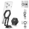 NEEWER Supporto Treppiede Smartphone Magnetico Doppio con Base Tipo Arca, Porta Cellulare Regolabile in Alluminio Compatibile con MagSafe iPhone Samsung Android per Registrazione Video, PA161