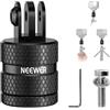 NEEWER Adattatore Action Cam per Treppiede Compatibile con GoPro Hero 13 Go Pro 12 11 10 9 Black DJI Osmo Action 5 Pro 4 3, Supporto Girevole a 360° da 1/4"-20 a 3 Punte per Accessori da 1/4", GP-89
