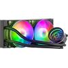 Mars Gaming MARSGAMING ML-ONE360 Nero, Raffreddamento a Liquido CPU, TDP 550W, Infinity Mirror, 3 Ventole FRGB Silenziose, Universale Multisocket