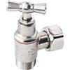SOMATHERM FOR YOU - WC rubinetto staffa a staffa in ottone M12 / 17 (3/8 '') - Dado Prigioniero 12/17 (3/8 '')