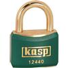 Kasp 124 KA24403 - Lucchetto 40 mm, in ottone, colore: Verde