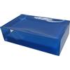 GEDY Auckland Porta saponetta, Misure e Peso: 3X11X7 CM & 0,15 kg, Porta Sapone Solido in Resina Trasparente di Alta qualità, Finitura Blu, Design R&S Gedy, Fatto a Mano, 2 Anni di Garanzia