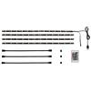 Briloner Leuchten Striscia LED bianca, rgb cambiacolore, dimmerabile, da interni, per 32-78 pollici, lampadine integrate, 50 x 0.3 x 10 cm (L x A x P)