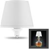 REV LAMPRUSCO - Lampada da tavolo a LED, senza fili, 130 lm, 2 W, 4000 mAh, dimmerabile, in bianco caldo e IP54, resistente agli spruzzi, lampada da tavolo touch per interni ed esterni