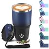 KollyKolla Tazza Termica 600ml 20oz, Bicchiere Termico con Doble Pared Reutilizable, Borraccia Termica in Acciaio Inox, sin BPA, Tazza da Viaggio per Caffe, Termos Caffè para Viajes, Oficina, Deporte, Escuela