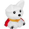 Paladone, SquishyGlo, Lampada in silicone di Krypto il Supercane di Superman, con licenza ufficiale DC Comics, per bambini e adulti, senza fili e ricaricabile, oggetto da collezione dei supereroi