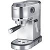 SEVERIN Macchina Caffè Espresso Newspresa, 1350W, 1 Litro, Pompa 20 bar, Sistema Thermoblock, Cappuccinatore, Funzione Decalcificazione, 15,8 x 30,5 x 43,0 cm, Acciaio Inox - KA 5997