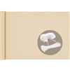 VOUNOT® Telo Frangivista per Balcone Giardino, Frangivento in HDPE, 90x500 cm, Privacy Recinzione Copertura per Balcone, Beige