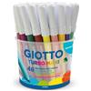 Giotto Pennarelli GIOTTO Turbo Maxi punta grossa in fibra 5 mm assortiti barattolo da 48 - F521400