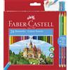 Faber-Castell Matite colorate Faber-Castell Eco Il Castello Conf. 24 + 3 Bicolor - 110324