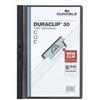 Durable Cartellina con clip Durable DURACLIP® A4 - dorso 3 mm - capacità 30 fogli nero - 220001