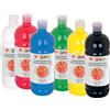 Primo Tempera brillante Primo Primi Passi - scatola di cartone - 6 bottiglie colori primari assortiti - 1000 ml 204BR1000ASS