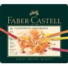 Faber-Castell Matite colorate permanenti Faber Castell Polychromos mina 3,8 mm box metallo - colori assortiti conf. 24 pezzi - 110024