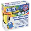 Eurocel Nastro adesivo telato Eurocel formato 19 mm x 2,7 m - colore giallo 016414194