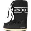 Moon Boot Nylon, Stivali, Unisex- adulto, Nero (Noir (Nero)), 23-26