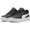 PUMA Sneakers Carina 3.0 per Bambini 35, Black White Gold