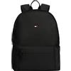 Tommy Hilfiger Bambini Unisex Zaino Essential con Tasca Esterna, Verde (Black), Taglia Unica
