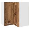vidaXL Mobile Pensile Angolo "Lyon" Legno Vecchio 57x57x60