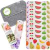 Natissy Rotolo da Cucina Riutilizzabile di Cotone, Set di 10 Carta Asciugatutto Riutilizzabile MADE IN EU; Rotolo Carta Cucina Lavabile Riutilizzabile; Rotolo di Straccio Asciugatutto Riutilizzabile Multiuso