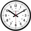 Marathon Orologio da parete, nero, 25.7