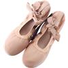 SWEATY BETTY Prima Ballet Flat Scarpe Donna EU41 (7) Rosa In Pelle