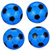SKISUNO Palla da Calcio Gonfiabile, 4 Pezzi in Plastica Flessibile | Rimbalzo Alto, Gioco Sicuro in Interno E'aperto, Prato, Spiaggia, Asilo Colore Casuale