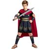 DiULi 6 Pezzi Costume da Soldato Romano Bambino, per Halloween Carnevale-L