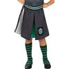 Funidelia | Gonna Serpeverde - Harry Potter per bambina - Hogwarts, Maghi - Costume per bambini e accessori per Feste, Carnevale e Halloween - Nero