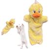 Qidures Marionette A Mano Animali, 40cm Giocattoli Interattivi Per Gatti, Marionette Lottatore Gatti, Marionetta Di Peluche A Formas Di Gatto Guanti Da Addestramento PerGatti Per Un Gioco Interattivo Sicuro