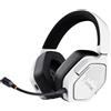 Trust GXT 1493W Ravox Gaming Headset Wireless Bluetooth + 2.4 GHz per PS5 PS4 Switch PC Mobile, 50mm Driver, 70H Battery Life, Over-Ear Headphones Wireless Bluetooth with Microphone, Bianco