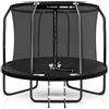 THUNDER® Thunder Trampolino da giardino Elite 183 cm 6 ft rete interna 150 kg nero