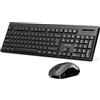 Vention Tastiera e mouse silenziosi full-size senza fili Vention di tipo slim nero - USA