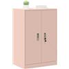 vidaXL Armadio Rosa 60 x 40 x 90 cm Acciaio