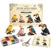 Generic Collezione di Kit Fai da Te 3D Mini World con Perline Creative, Kit Fai da Te for Piccoli Animali con Perline 3D, Kit Artigianale for Animali con Perline minuscole