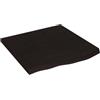 vidaXL Piano Tavolo Marrone 60x60x(2-4) cm Rovere Massello Trattato