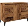 vidaXL Mobile Lavabo Legno Antico 80x33x60 cm in Legno Multistrato