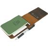 JJNUSA Copertina per blocco note in vera pelle per mini notebook tascabile 3 x 5, copertura in pelle per notebook Rite In The Rain Top-Spiral Notebook, Travel Index Cards 3 x 5/3 x 5 copertina
