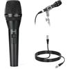 NEEWER DM01 Microfono Dinamico Cardioide con Cavo XLR per Podcast Canto Streaming Giochi PC Voci Studio, Discorsi, Esibizioni dal Vivo, Impedenza 600Ω +/- 30%, Gamma di Frequenza 100Hz-10KHz