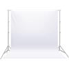 Neewer 3x3,6m Sfondo in Premium Poliestere Pieghevole per Fotografia, Video e Televisione (Sfondo SOLO) -Bianco