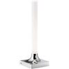 Kartell Goodnight Lampada da Esterno dimmerabile Ricaricabile, Cromo lucido, H 29 cm