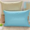 PETTI Artigiani Italiani - Coppia di Federe Cuscino 145x40 cm in Microfibra, Cuscini Arredo Camera da Letto, Divano, Set 2 Fodere Copricuscino, Federa Double Face Tortora Celeste