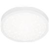 BRILONER - Plafoniera a LED, decorazione a stelle, lampadario a LED, lampada piatta, temperatura di colore bianco neutro, Ø 280 mm, colore: Bianco