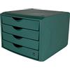 helit H6429552 - Cassettiera the green chameleon verde