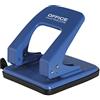 OFFICER PRODUCTS Perforatrice per prodotti per ufficio, fino a 40 fogli, in metallo, blu, piccoli accessori per ufficio, tipo standard, materiale: metallo, colore: blu, taglia