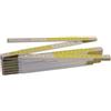 Metrica 23169 Metro, 3m, Decimali Rossi, Bianco/Giallo