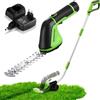 WORKPRO Forbici Tagliaerba e Tagliasiepi 12V 2 in 1 con Asta Telescopica