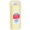 Dohe - Nastro adesivo trasparente (8 pz.) - 1,9 cm x 33 m, Sigillo per imballare scatole, spedizioni o traslochi, potente adesivo da 45 micron - Forniture per ufficio