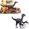 Mattel Jurassic World - Terizinosauro Attacca e Ruggisci, dinosauro con azione d'attacco, ruggito ed effetti sonori, ispirato alla serie Teoria del Caos, giocattolo per bambini, 4+ anni, JCG17