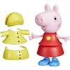 Peppa Pig Tenues de Pluie, Figurine, Rose, 15 cm